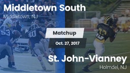 Matchup: Middletown South vs. St. John-Vianney  2017