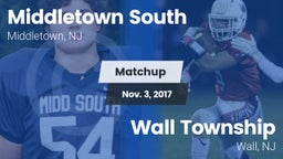 Matchup: Middletown South vs. Wall Township  2017