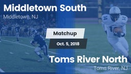 Matchup: Middletown South vs. Toms River North  2018
