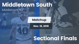 Matchup: Middletown South vs. Sectional Finals 2018