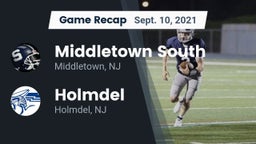 Recap: Middletown South  vs. Holmdel  2021