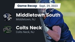Recap: Middletown South  vs. Colts Neck  2023