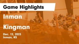 Inman  vs Kingman  Game Highlights - Dec. 12, 2023
