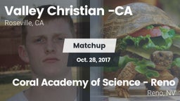 Matchup: Valley Christian vs. Coral Academy of Science - Reno 2017