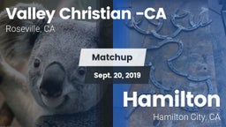 Matchup: Valley Christian vs. Hamilton  2019