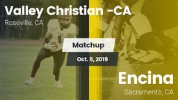 Matchup: Valley Christian vs. Encina  2019