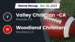 Recap: Valley Christian -CA vs. Woodland Christian  2023