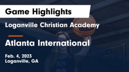 Loganville Christian Academy  vs Atlanta International Game Highlights - Feb. 4, 2023