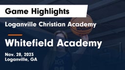 Loganville Christian Academy vs Whitefield Academy Game Highlights - Nov. 28, 2023