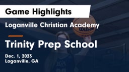 Loganville Christian Academy vs Trinity Prep School Game Highlights - Dec. 1, 2023
