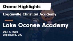 Loganville Christian Academy vs Lake Oconee Academy Game Highlights - Dec. 5, 2023