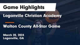 Loganville Christian Academy vs Walton County All-Star Game Game Highlights - March 20, 2024