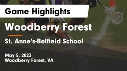 Woodberry Forest  vs St. Anne's-Belfield School Game Highlights - May 5, 2023