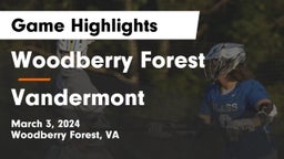 Woodberry Forest  vs Vandermont Game Highlights - March 3, 2024