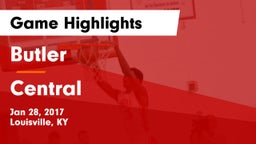 Butler  vs Central Game Highlights - Jan 28, 2017