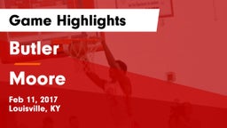 Butler  vs Moore Game Highlights - Feb 11, 2017