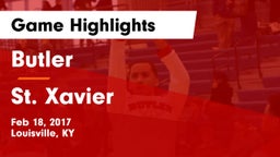 Butler  vs St. Xavier Game Highlights - Feb 18, 2017