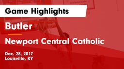 Butler  vs Newport Central Catholic Game Highlights - Dec. 28, 2017