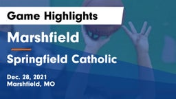 Marshfield  vs Springfield Catholic  Game Highlights - Dec. 28, 2021