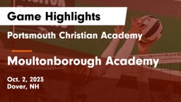 Portsmouth Christian Academy  vs Moultonborough Academy Game Highlights - Oct. 2, 2023