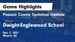 Passaic County Technical Institute vs Dwight-Englewood School Game Highlights - Dec. 7, 2021