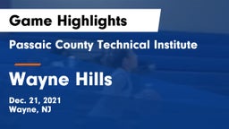 Passaic County Technical Institute vs Wayne Hills  Game Highlights - Dec. 21, 2021
