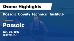 Passaic County Technical Institute vs Passaic  Game Highlights - Jan. 20, 2022