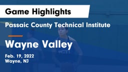 Passaic County Technical Institute vs Wayne Valley  Game Highlights - Feb. 19, 2022