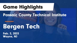 Passaic County Technical Institute vs Bergen Tech  Game Highlights - Feb. 2, 2023