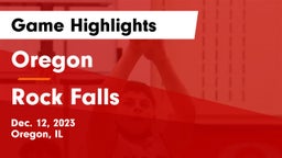 Oregon  vs Rock Falls  Game Highlights - Dec. 12, 2023