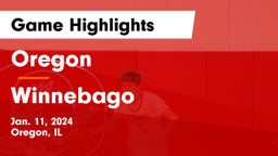 Oregon  vs Winnebago  Game Highlights - Jan. 11, 2024