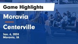 Moravia  vs Centerville  Game Highlights - Jan. 6, 2024