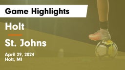 Holt  vs St. Johns  Game Highlights - April 29, 2024