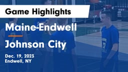 Maine-Endwell  vs Johnson City  Game Highlights - Dec. 19, 2023