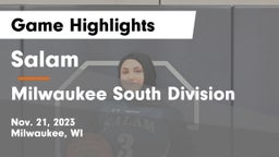 Salam  vs Milwaukee South Division Game Highlights - Nov. 21, 2023