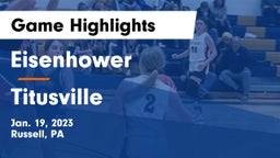 Eisenhower  vs Titusville  Game Highlights - Jan. 19, 2023