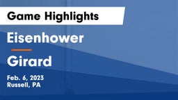 Eisenhower  vs Girard  Game Highlights - Feb. 6, 2023