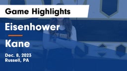 Eisenhower  vs Kane  Game Highlights - Dec. 8, 2023