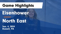 Eisenhower  vs North East  Game Highlights - Jan. 4, 2024