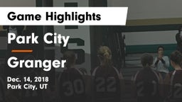 Park City  vs Granger Game Highlights - Dec. 14, 2018