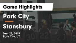 Park City  vs Stansbury  Game Highlights - Jan. 25, 2019