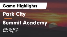 Park City  vs Summit Academy  Game Highlights - Dec. 19, 2019