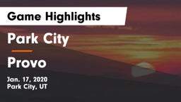 Park City  vs Provo  Game Highlights - Jan. 17, 2020