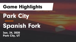 Park City  vs Spanish Fork  Game Highlights - Jan. 24, 2020