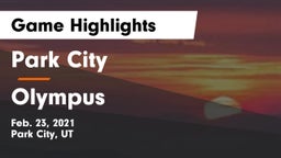 Park City  vs Olympus  Game Highlights - Feb. 23, 2021