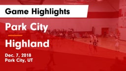 Park City  vs Highland  Game Highlights - Dec. 7, 2018