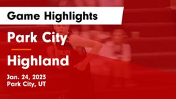 Park City  vs Highland  Game Highlights - Jan. 24, 2023