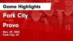 Park City  vs Provo  Game Highlights - Nov. 29, 2023
