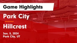 Park City  vs Hillcrest   Game Highlights - Jan. 5, 2024