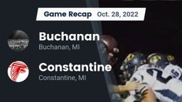 Recap: Buchanan  vs. Constantine  2022
